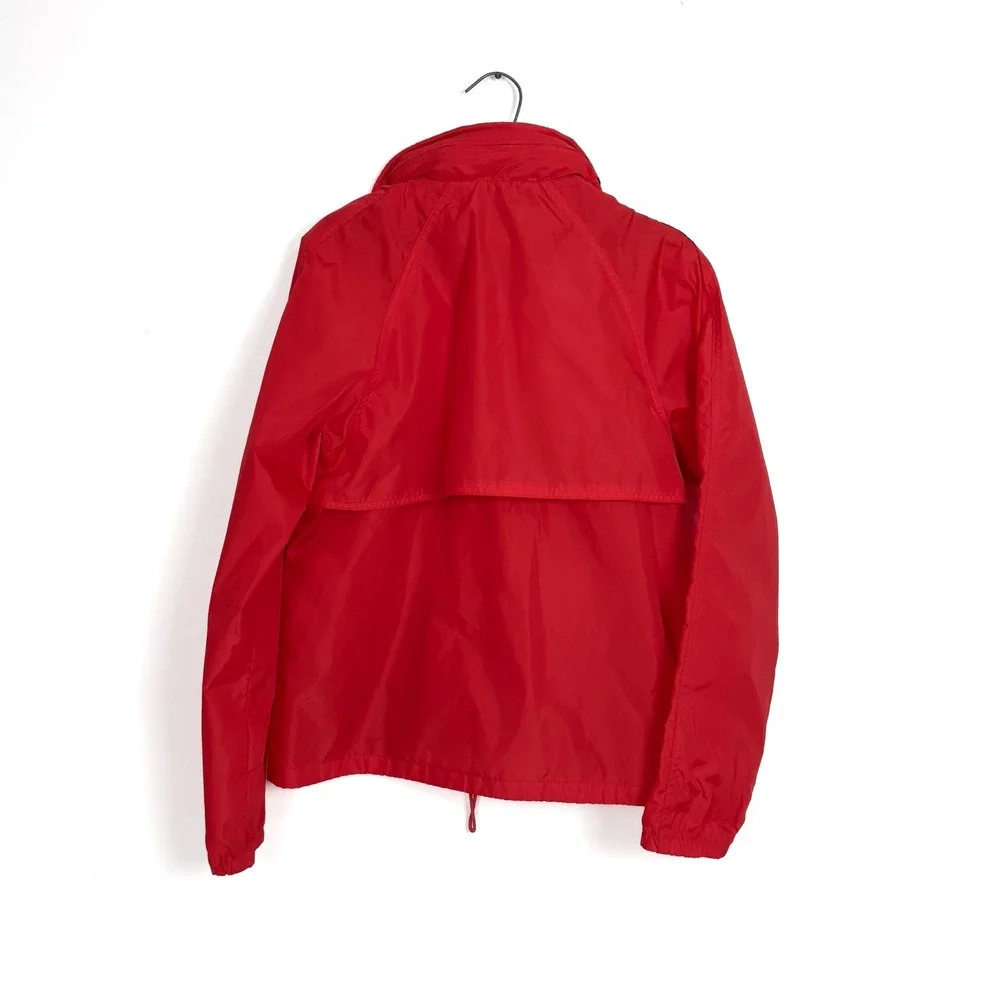 Vintage 80s/90s Eddie Bauer‎ Red Windbreaker Jacket Men's Small
